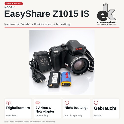 Kodak easyshare z1015 - kodak,